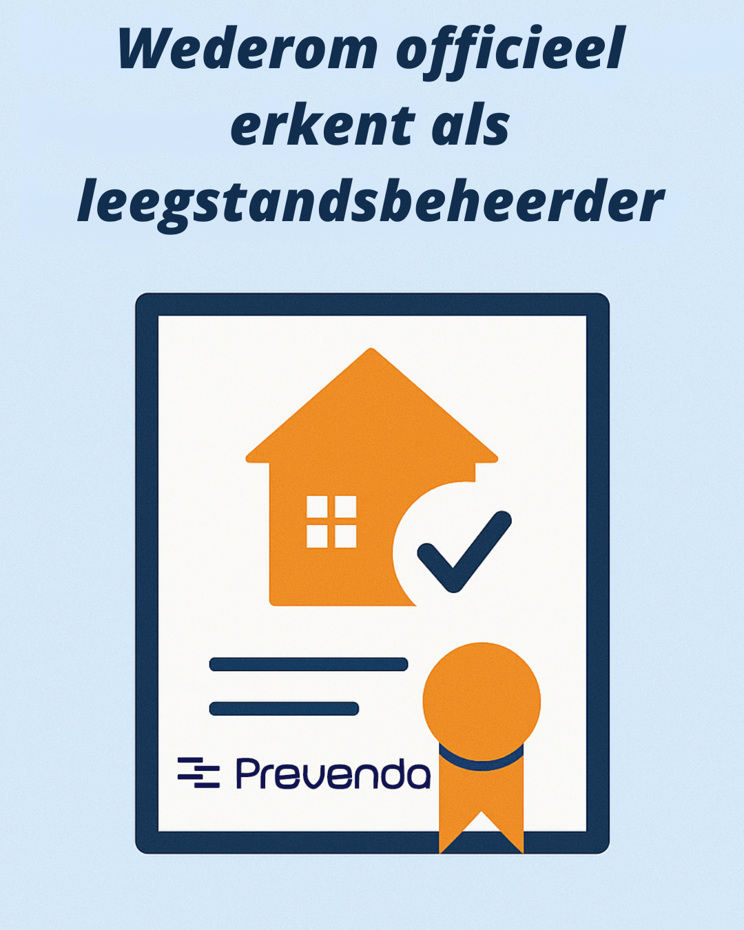 Vlaamse regering verlengt erkenning Prevenda als leegstandsbeheerder